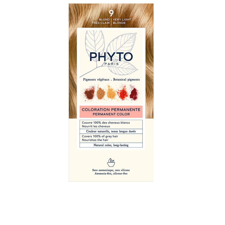 Vopsea permanenta pentru par PHYTO PARIS PHYTOCOLOR 9 blond foarte deschis 1 buc