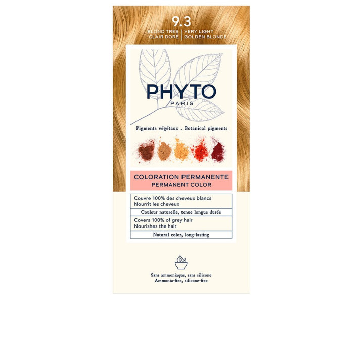Vopsea permanenta pentru par PHYTO PARIS PHYTOCOLOR 9.3 blond auriu foarte deschis 1 buc