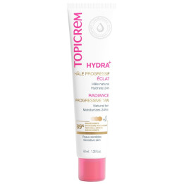 Crema faciala pentru bronzarea treptata TOPICREM HYDRA+ 40 ml
