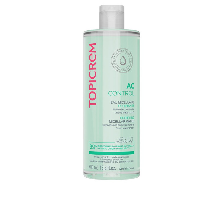 Apa micelara cu efect purificator TOPICREM AC 400 ml