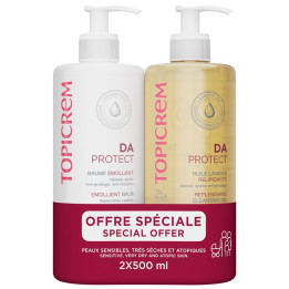 Set pentru ingrijirea pielii TOPICREM DA PROTECT 2 buc
