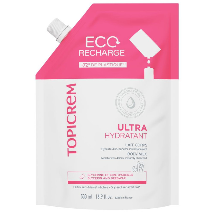 Rezerva Lapte de corp ultra-hidratant TOPICREM UH 500 ml