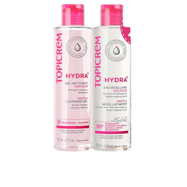 Set pentru ingrijirea tenului TOPICREM HYDRA+ RUTINA FACIAL 2 buc