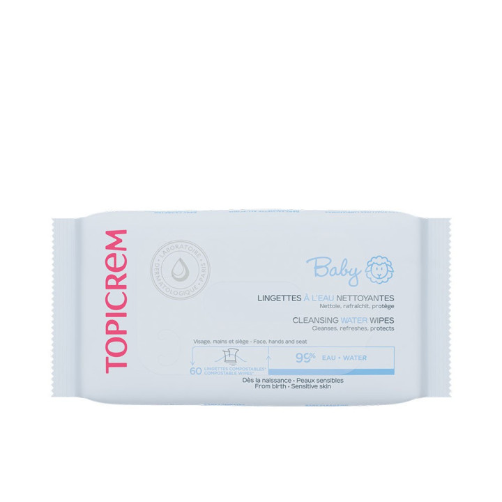 Servetele umede pentru bebelusi TOPICREM BABY 60 buc