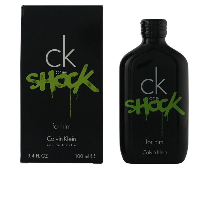 Apa de Toaleta cu vaporizator pentru barbati Calvin Klein ONE SHOCK FOR HIM 100 ml