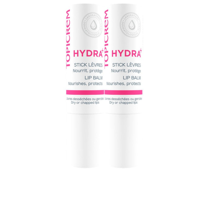 Set Balsam de buze ultra-hidratant TOPICREM HYDRA+ 2 x 4 g
