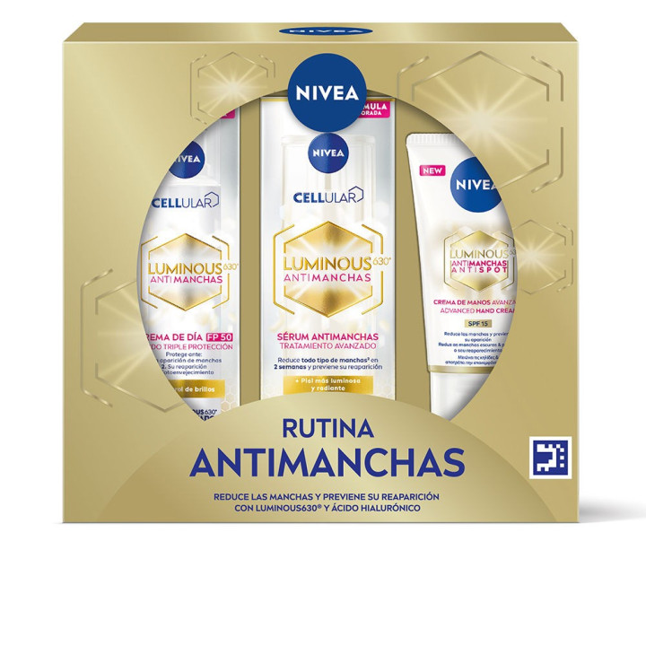 Set facial anti-pete pigmentare NIVEA LUMINOUS 630º ANTIMANCHAS 120 ml