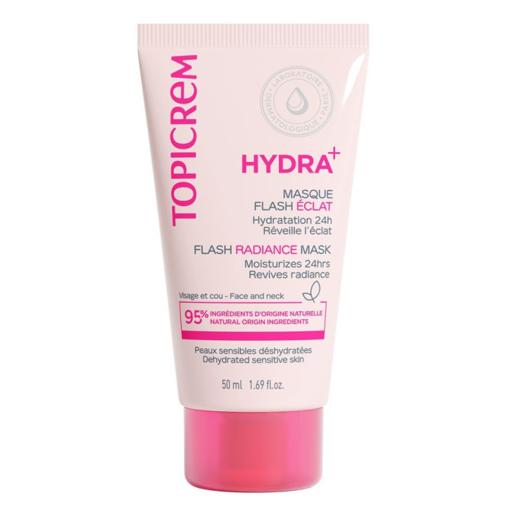 Tratament facial cu acid hialuronic TOPICREM HYDRA+ 50 ml