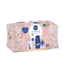 Set complet de ingrijire pentru ten si corp NIVEA GYMPACK 675 ml