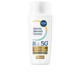 Fluid facial nuantator cu protectie solara NIVEA SUN FLUIDO DIARIO SPF50+ ton deschis 40 ml