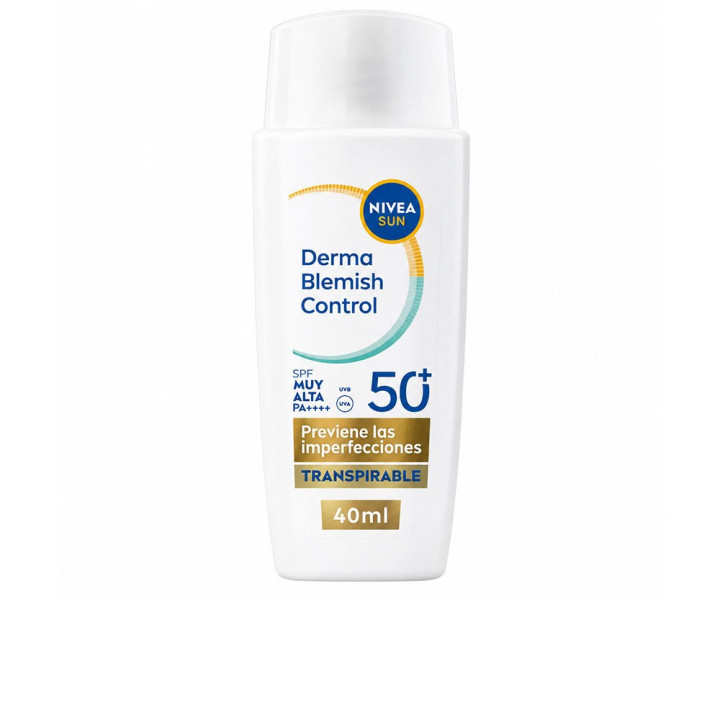 Fluid facial nuantator cu protectie solara NIVEA SUN FLUIDO DIARIO SPF50+ ton deschis 40 ml