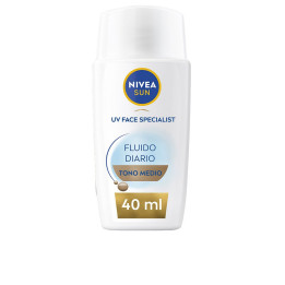 Fluid facial nuantator cu protectie solara NIVEA SUN FLUIDO DIARIO SPF50+ ton mediu 40 ml